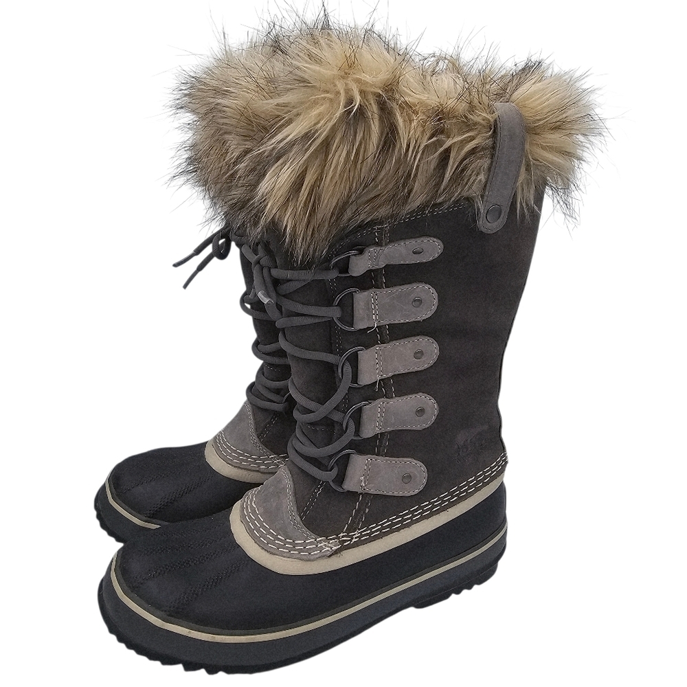 SOREL Joan of Arctic Women's Waterproof Boots Faux Fur size 7